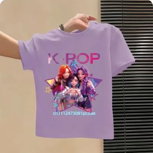 Bandai | Childrens T Shirt Cartoon Graphic Short Sleeve Summer Comfortable Top Funny Gift for Fans Harajuku T-Shirts Girls Clothes
