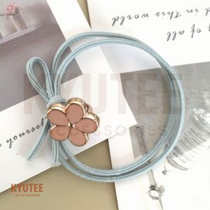 Ikat Rambut Lucu Motif Bunga Kecil Estetik / Karet Rambut Wanita Simple Lucu Aesthetic