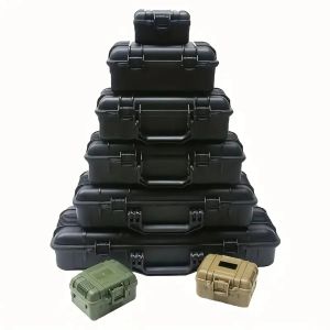 Water-repellent Hard Carry Tool Case Bag Organizer Storage BoxCamera Sealed Shockproof Safety Instrument Toolbox With Sponge