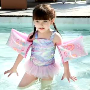 SUNLIGHT [PH STOCK] Affordable Inflatable Arm Bands for Kids Cartoon Print Swimming Arm Floats Water Wings Life Support Sleeves for Children Toddler Beginner Swimmers Best Seller Pool Accessories Fast Shipping Cash on Delivery