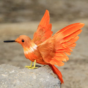 Đồ Trang Trí Ngoài Trời Bằng Lông Thật Của Nghệ Nhân Puyi Chim Giả Chim Tay Chim Vàng Đồ Trang Trí Đồ Thủ Công Đồ Trang Trí Nhà Cửa