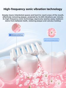 HANSANCAI | Bộ Đánh Răng Điện Tự Động Siêu Âm Cho Người Lớn
