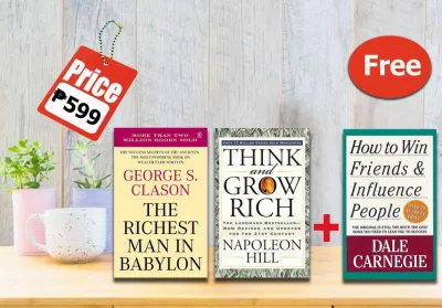 THINK AND GROW RICH + THE RICHESTMAN IN BABYLON+ FREE HOW TO WIN FRIEND