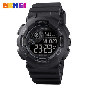 SKMEI 1583 Sport Mens Electronic Wristwatch Military Waterproof LED Digital Watch for Men Shockproof Clock 1637