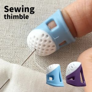 2-Pack Anti-Slip Sewing Thimbles Soft Silicone for Comfort & Secure Grip for Embroidery & Crafting.