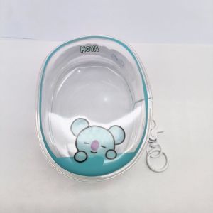 Line Friends | Túi Trong Suốt Chống Bụi BT21 Có Khóa Kéo Túi Đựng Đồ Anime Di Động Quà Tặng Lễ Hội Bộ Sưu Tập Line Friends