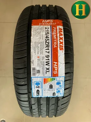 215/45R17 MAXXIS HP5 ยางใหม่ปี2025🇹🇭ราคาโปร1เส้น✅แถมจุ๊บลมยางแท้👍มีรับประกันนาน5ปี✅❤️