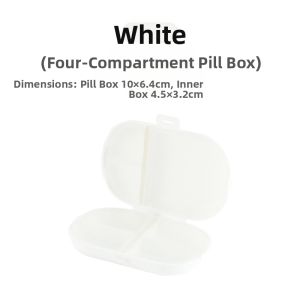 Sealed Pill Storage Organizer Box