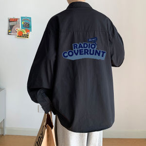 Long-Sleeved Shirts for Men: Hong Kong Style Japanese Loose Outerwear