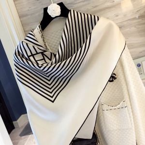 New 90*90cm Silk Scarf Scarftop Headwraps For Woman Fashion Four Seasons Hair Accessories Hijab Foulard Bandana shawl Headscarf