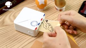 Phomemo กระดาษความร้อนแบบไม่ติดฟิล์ม 53 มม. สำหรับเครื่องพิมพ์ความร้อน T02 M02 M03 M04S M04AS (3 ม้วน)