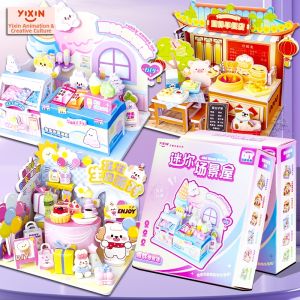 DIY Mô Phỏng Cảnh Siêu Thị Nhà Nhỏ Thông Minh