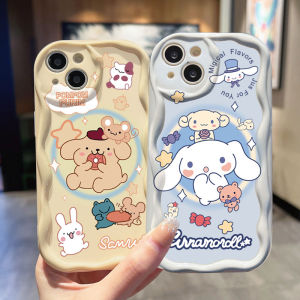 เคสโทรศัพท์การ์ตูน รูปสุนัขน่ารักดีไซน์ สำหรับ OPPO A5, A9, A15, A15S, A16, A16K, A17/ขอบคลื่น/ A17K, A52, A92, A53, A33, A54, A55, A31 (Cinnamoroll TPU)