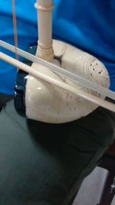 ซออู้ ไม้แก้ว คันทวนเคลือบเงาอย่างดี เกรดประกวด สวย เสียงดี สีง่าย เลือกลายกะลาได้