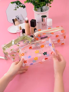 Big Waterproof Transparent Pencil Case PVC Stationery Bag