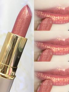 Pregnant Women Can Use Mermaid Ji Rosy Brown Polarized Golden Pink Pearl Shimmering Powder Gilding Moisturizing Lipstick Lipstick