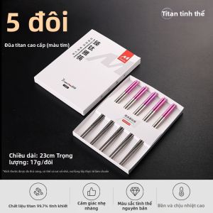 TAFUMAN | Đũa Titanium Chống Trượt Chịu Nhiệt