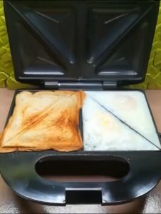 Sandwich Maker Toaster and Electric  Press breakfast Keimav