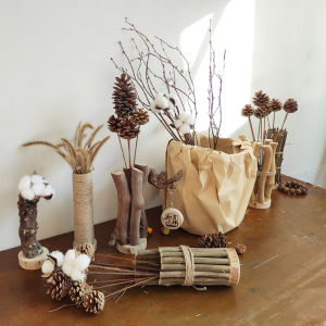 Zakka Vintage Creative Living Room Log Decoration Bedroom Room Table Decorations Decoration Crafts Small Ornament