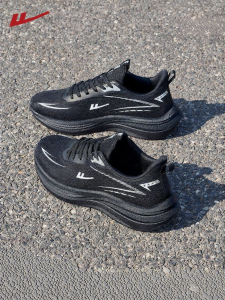 Warrior | Shock Absorbing Lightweight Breathable Black Sport Shoes