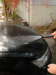 PVC Hose Portable High-Pressure Water Gun Car Washing Spray Carwash Hose Watering Garden Hose