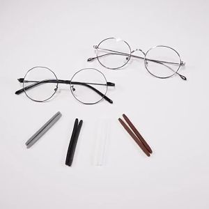 BECORATE Silicone Soft Transparent Anti-Pressure Hypoallergenic Glasses Sunglasses Protective Cover Anti-Slip Pad