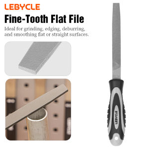 LEBYCLE | Dụng Cụ Mài Kim Loại Chuyên Nghiệp LEBYCLE Dành Cho Sửa Chữa Xe Đạp Sợi Carbon Dụng Cụ Mài Phẳng/nửa Tròn Bằng Thép Carbon Để Làm Sạch Cạnh Cho Ống Đầu Xe.