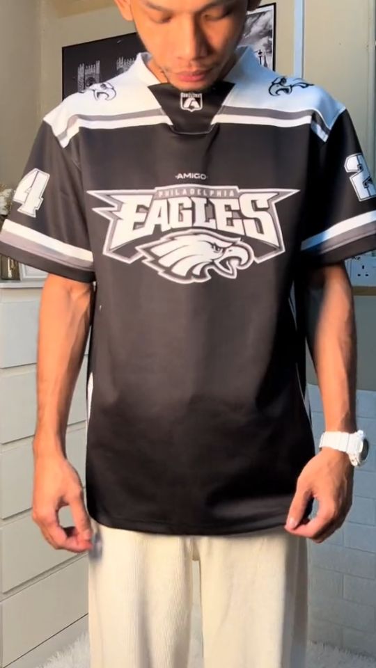 【Free Custom Name & Number】Baju jersey outdoor sports short-sleeved jersey bow pattern T-shirt sweat-absorbent breathable short-sleeved top large size loose T-shirt