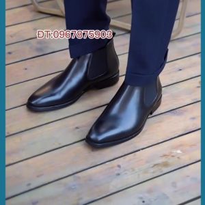Giày boots nam Chelsea Boots Classic Đế khâu siêu bền- bảo hành nên đến 12 tháng