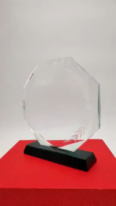 GLASS PLAQUE TROPHY HEIGHT:20CM(CUSTOMIZE AVAILABLE)620-2