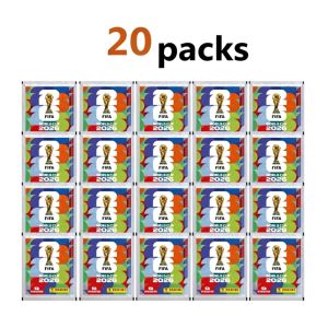 Panini | 2026 Panini Official FIFA World Cup Sticker Box Messi Mbappé Haaland Yamal Star Collectible Stickers for World Cup Fans Gift