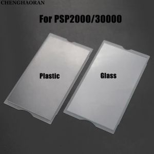 JCD For PSP 2000 3000 PSP2000 Game Console Plastic Glass Screen Lens Display Panel Cover Transparent Frame Clear Mirror Cover