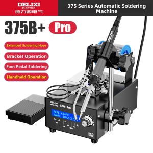 DELIXI | Automatic Small Soldering Machine Add Send Solder Iron Foot Pedal Control