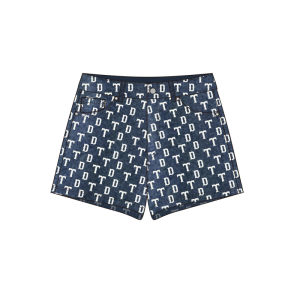 Stylish Linear Print Summer Mens Jeans Shorts