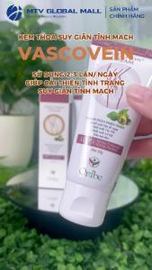 Kem Thoa Giãn Tĩnh Mạch Giúp Giảm Đau Sưng Phù Chân Vascovein Dân Khang Tuýp 50g