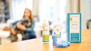 Oxyfresh Pet Dental Kit- Pet Toothpaste Pet Mouthwash Cat Toothpaste Dog Toothpaste Cat Toothbrush