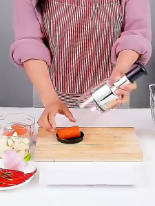 Fashion Manual Slap Vegetable Chopper Grinder Crusher Dicer Onion Ginger Garlic Punch Press manual chopper