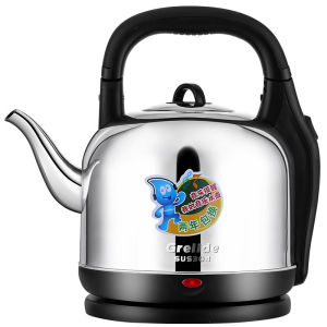 Grelide Electric Kettle Music Reminder Automatic Switch off Home Use Stainless Steel ABS Engineering Plastic 5L Capacity