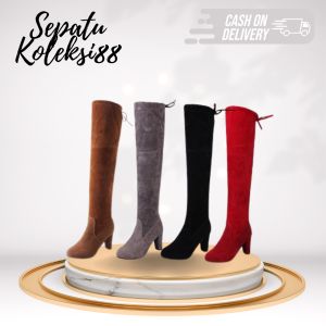 Sepatu Boots Wanita Panjang Hak Tinggi Fashion SF 266