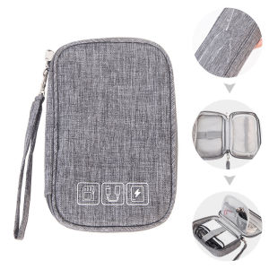 Konco Mini Data Pack Power Bank Data Cable Storage Bag Phone Storage Bag Handheld Mobile Power Bank Earphone Storage Bag