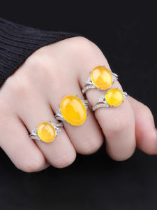 S925 Sterling Silver Empty Setting Ring for Women with Honeycomb Design Floral Pattern Korean Style Freshly Released Jewelry