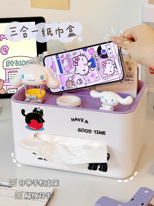 กล่องใส่กระดาษเช็ดหน้ามีฟังก์ชันหลายอย่างสำหรับห้องนั่งเล่นและออฟฟิศ กล่องเก็บของสวยงามน่ารักสำหรับโต๊ะทำงานและห้องอาหาร