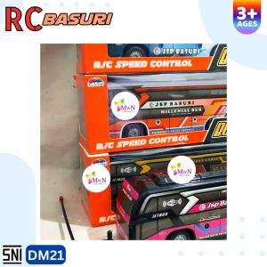 MwnToys Mainan Mobil RC Bus Basuri Telolet DM21