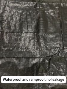 【In stock】Black PE Waterproof Tar Heavy Duty Outdoor Cover 2x3m 3x4m 3x5m Canopy camping kanvas  Tarpaulin waterproof (Get a Free Gift!)