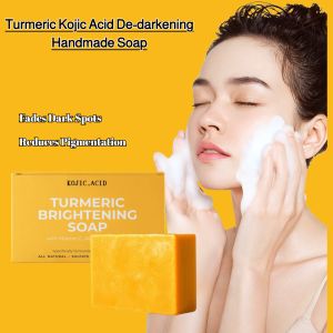 Handmade Soap Hypoallergenic Natural Ingredients Whitening Bar Soap Anti-Aging Handmade Soap Reduces Age Spots Natural Skin Brightening Fades Acne Scars