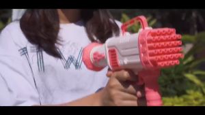 [FREE SHIP] Đồ Chơi Máy Bắn Bong Bóng 32 Nòng TẶNG KÈM NƯỚC BONG BÓNG  máy phun thổi Bong Bóng xà phòng - sung Bắn cho bé 32 nòng - đồ chơi ngoài trời - đồ chơi bọt xốp tạo bong bóng