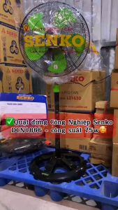 Quạt Đứng Thân Sắt Senko DCN1806 Lồng Bằng Sắt - Công Suất 75W - Hàng Chính Hãng - Bảo Hành 24 Tháng
