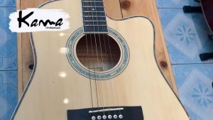 กีต้าร์โปร่ง KAMA Undamusic K410c ที่มีการรับประกันทรง Dreadnought และมีการรับประกันที่ได้วีดีโอเพิ่มโปรโมต