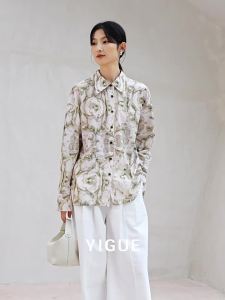 Yigue | Sun Protection Leisure Print Cotton Shirt