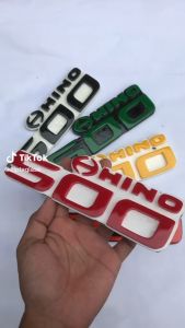 EMBLEM MOBIL HINO 500 EKSTERIOR MOBIL VARIASI TIMBUL 3D BAHAN FIBERGLASS